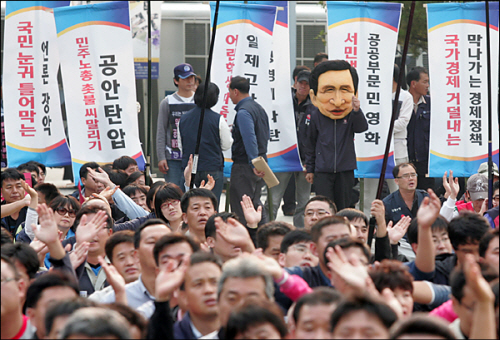 민주노총 대정부 투쟁 본격화
