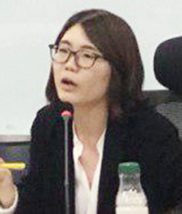 ▲ 박다혜 변호사(한국노동안전보건연구소, 금속노조 법률원)