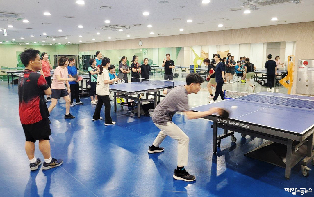 ▲ 고용노동부 탁구동호회 ‘오늘 탁구나~!’ 제공