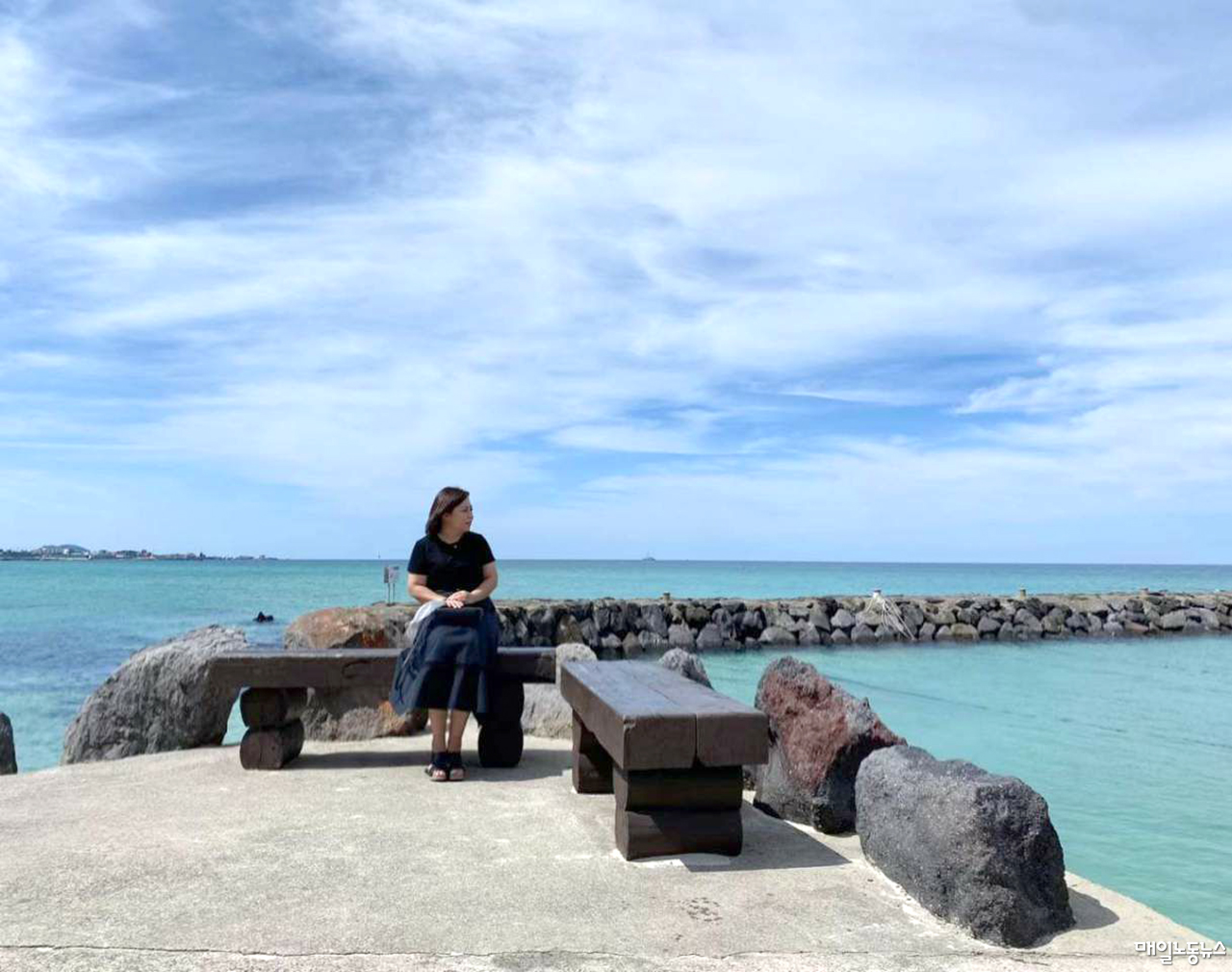 재작년 결혼 15주년 기념으로 찾은 제주도.<왕금봉씨 제공>