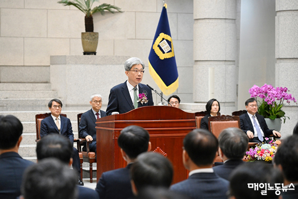 ▲ 헌법재판소장 후보자로 지명된 김상환 전 대법관. <대법원>