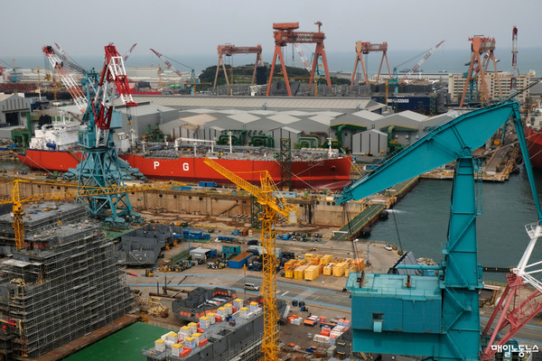 ▲ 현대중공업 울산조선소 전경.  