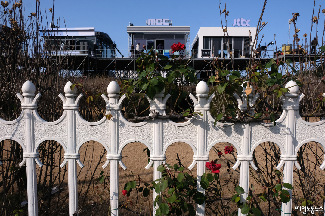 ▲ 2025년 12월2일 담 너머 국회의사당이 자리하고 있다. <정기훈 기자>